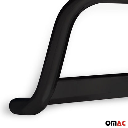OMAC Bull Bar Push Front Bumper Grille for Jeep Cherokee 2014-2023 Black 1 Pc 1701MSBB081B