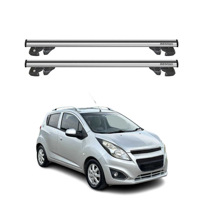 2013-2015 Chevrolet Spark Roof Rack Cross Bars Silver