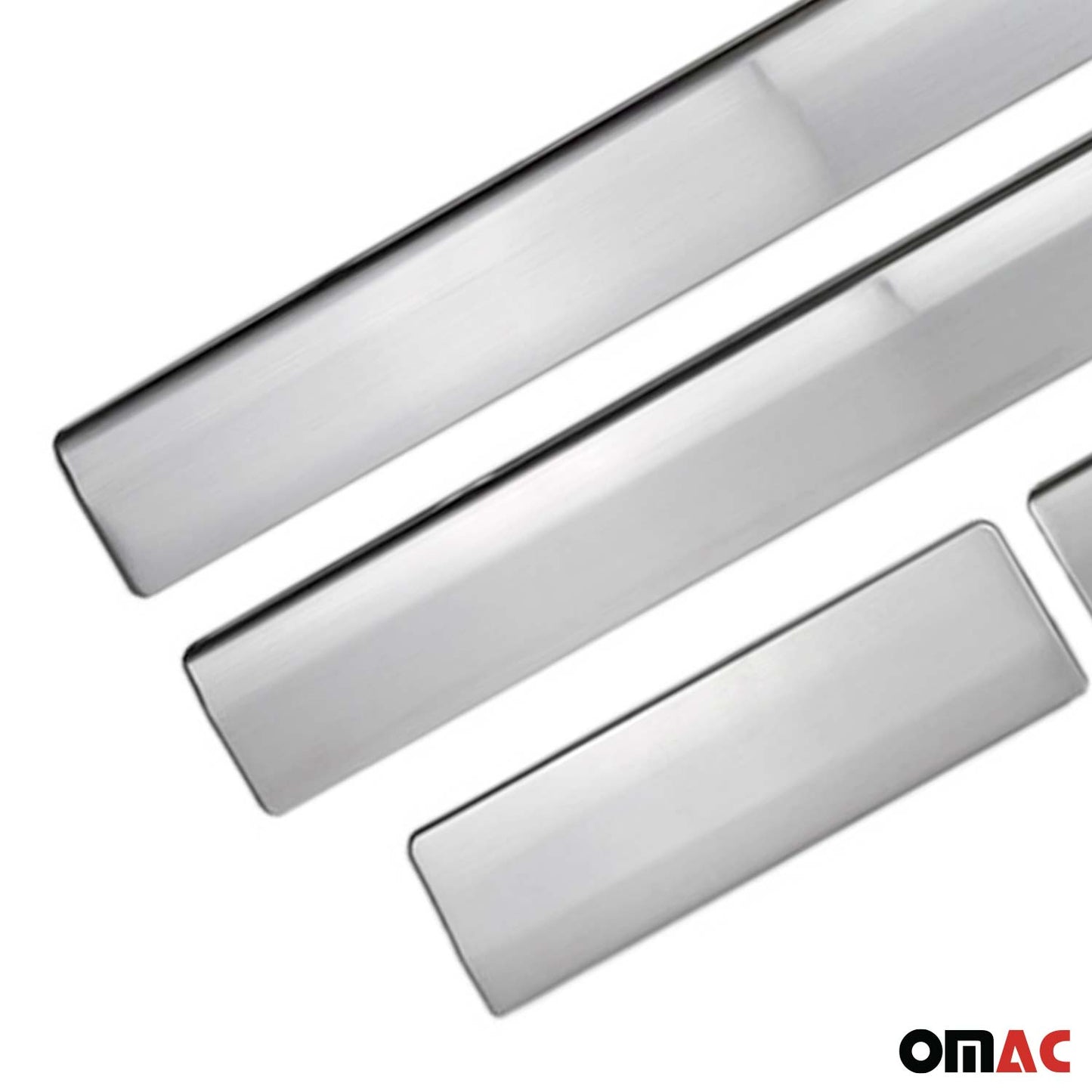 OMAC Door Sill Scuff Plate Scratch Protector for Nissan Frontier 2005-2021 Steel 4Pcs K-5003094N