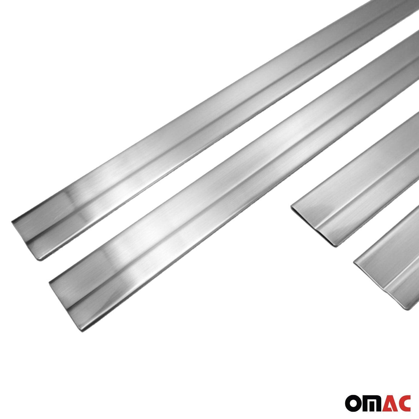 OMAC Door Sill Scuff Plate Scratch Protector for Nissan Rogue 2014-2020 Steel 4x 5025091N