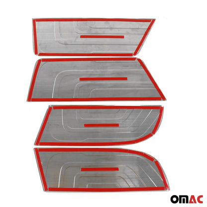 OMAC Door Sill Scuff Plate Scratch for Mercedes Sprinter W907 910 2019-2024 Steel 4x 4745094NS