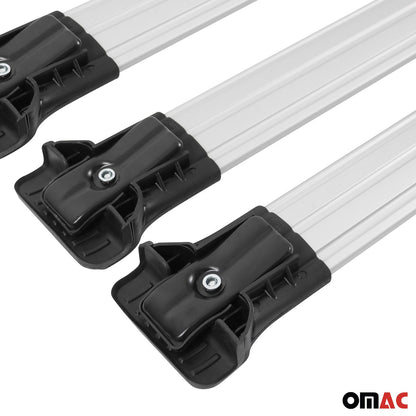 OMAC Roof Rack Cross Bars Luggage Carrier for RAM ProMaster 2014-2024 Alu Silver 3x 2523928-3