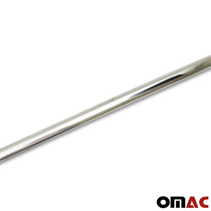 OMAC Front Bumper Trim Molding for Skoda Octavia 2013-2019 Steel Silver 6612083