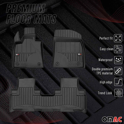 2016-2022 Lexus RX350 RX450 Premium Floor Mats Liners Full Set All Weather Heavy Duty
