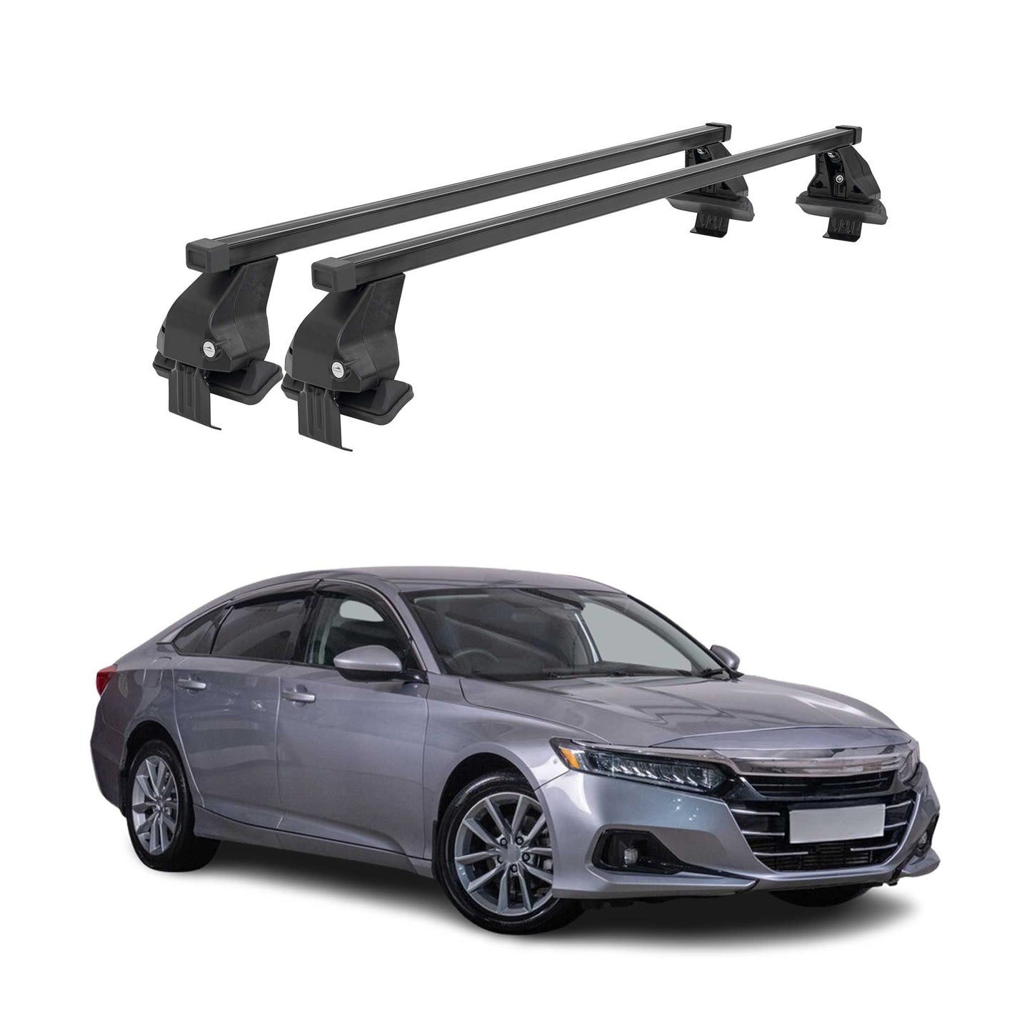 2018-2022 Honda Accord Roof Rack Cross Bars Black