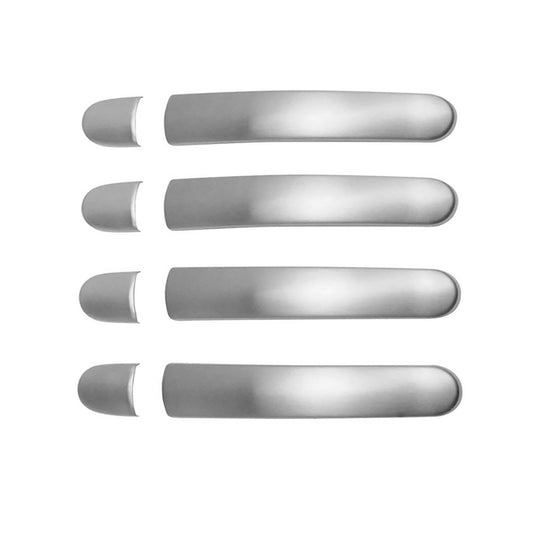 OMAC For VW Tiguan 2009-2016 Brushed Chrome Side Door Handle Cover S.Steel 8 Pcs 7514041T