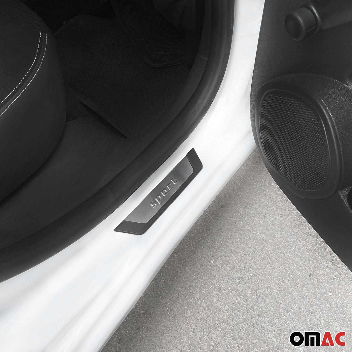 OMAC For Mercedes-Benz GLA-Class Door Sill Cover Protector Guard Flexible S. Steel U013769