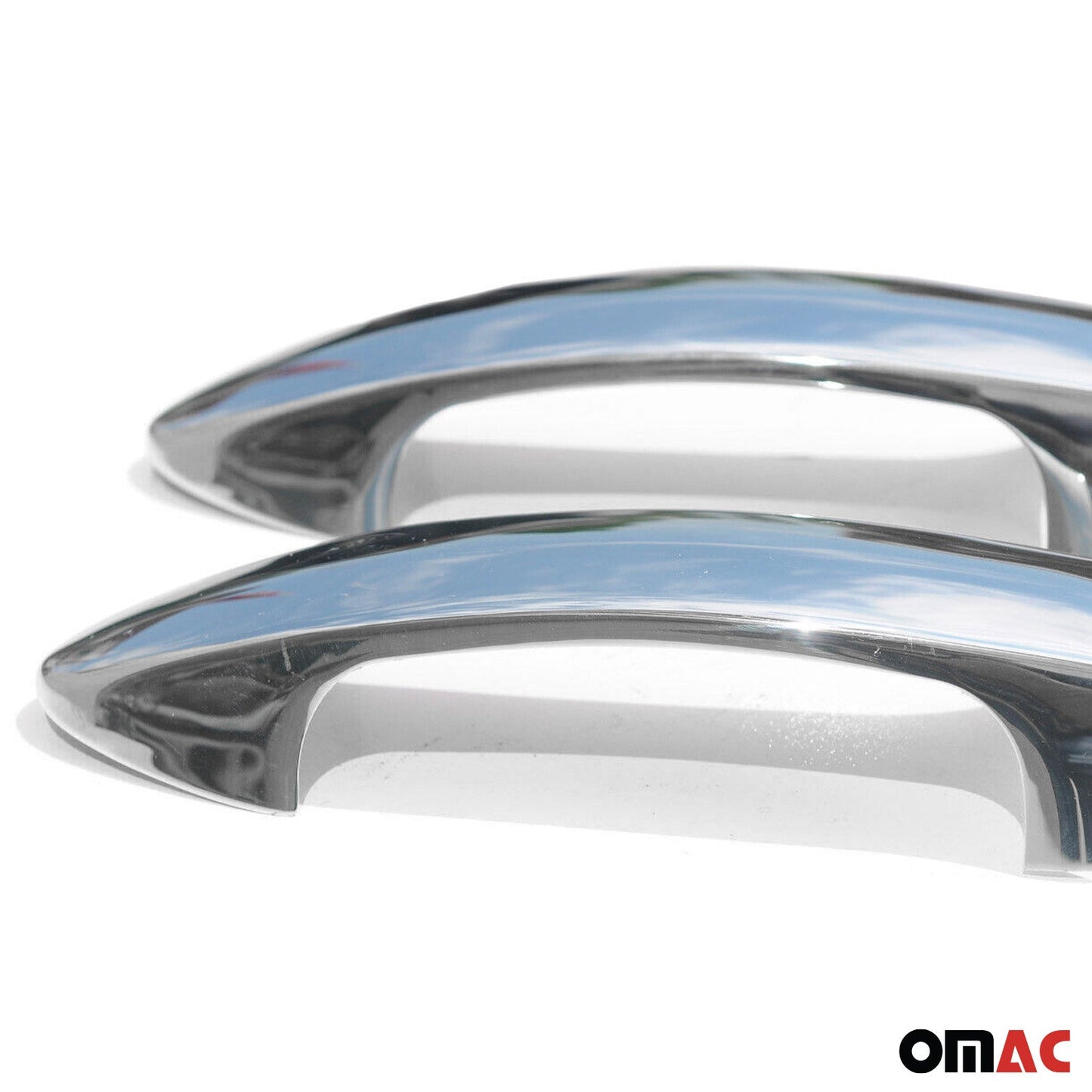 OMAC Car Door Handle Cover Protector for Ford Focus 2012-2018 Steel Chrome 4 Pcs 2614042