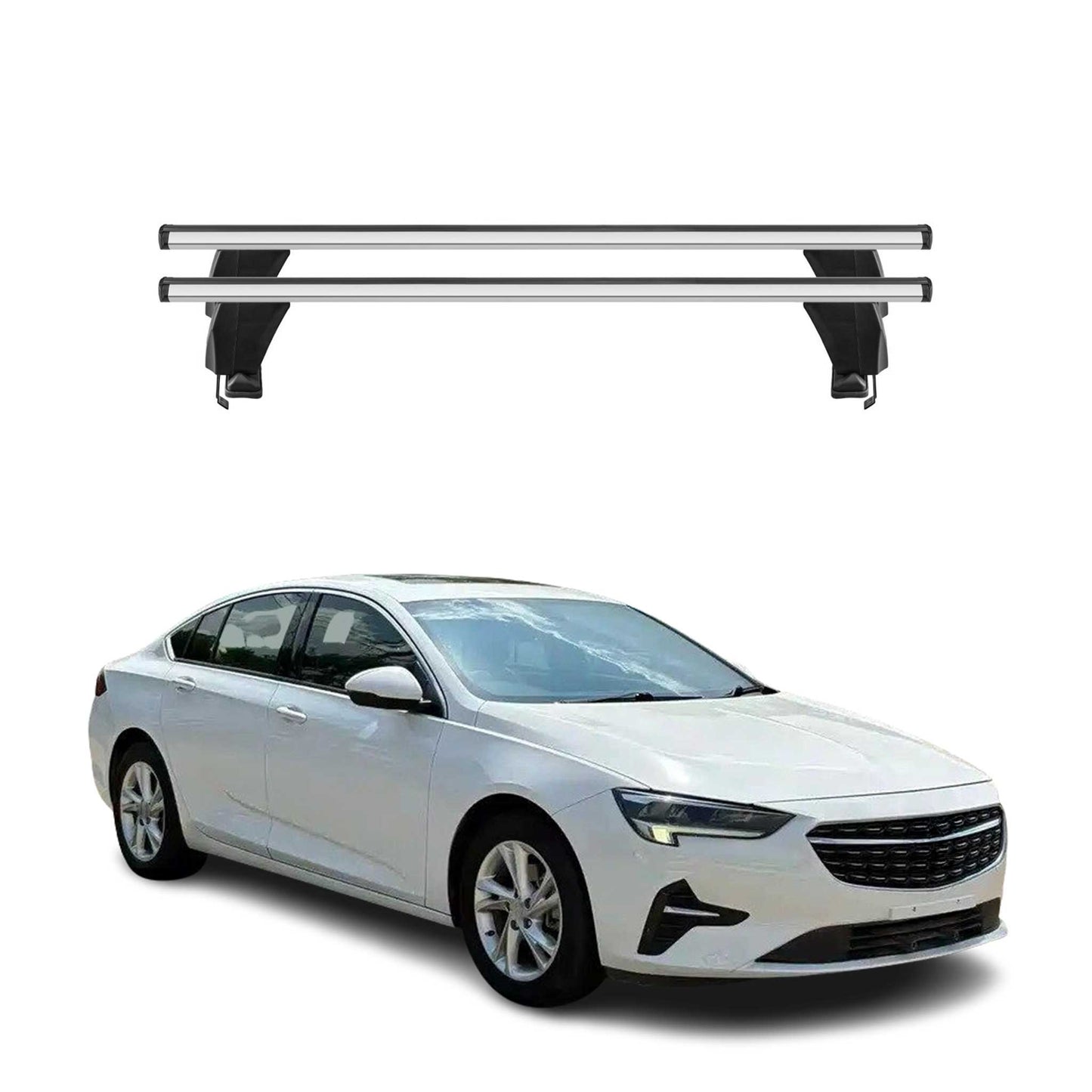 2018-2020 Buick Regal Sportback Roof Rack Cross Bars Silver