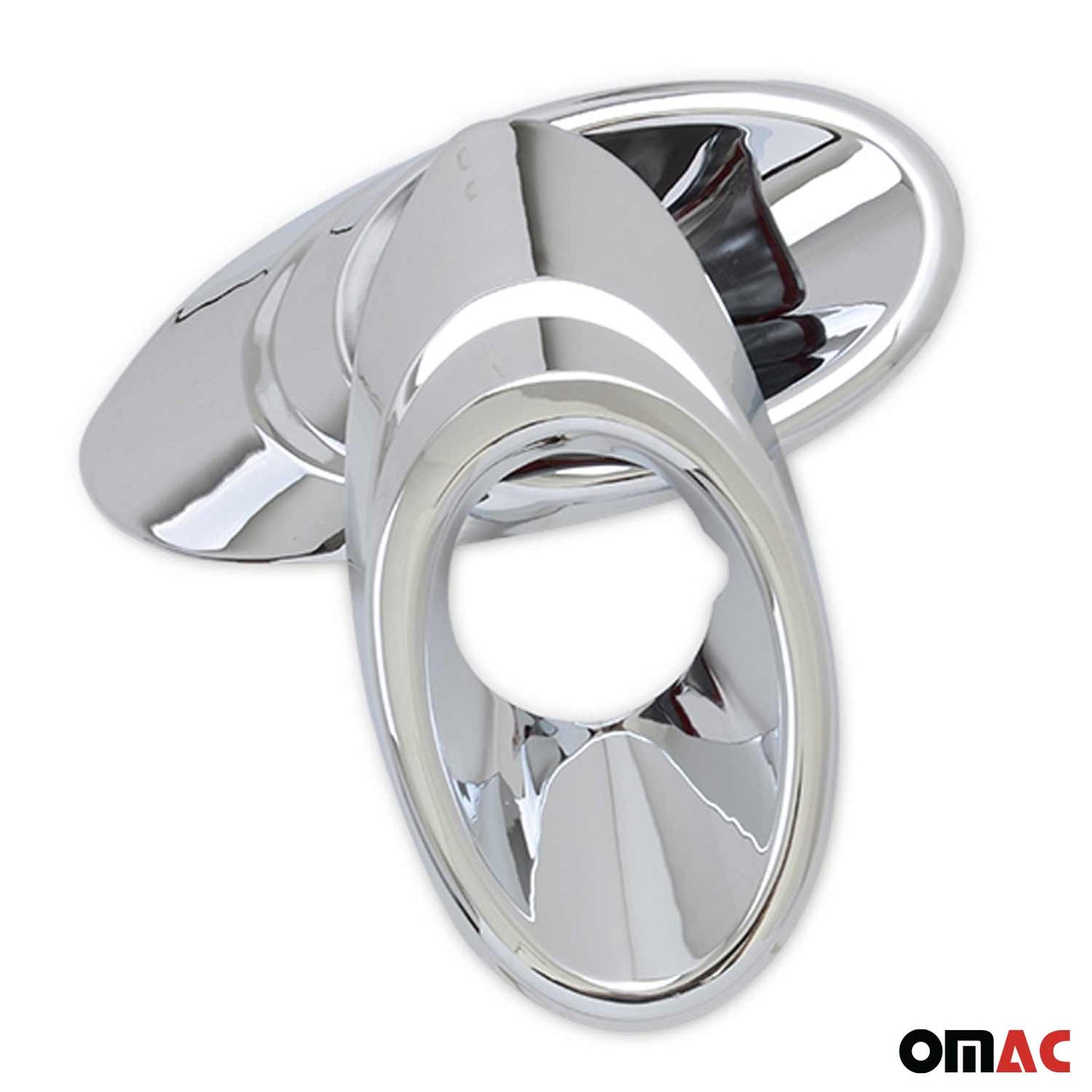 OMAC Fits Chevrolet Sonic 2012-2021 Chrome Fog Light Frame Trim Cover 2 Pcs 1601103