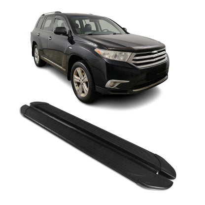 2008-2013 Toyota Highlander Running Boards Side Steps Black