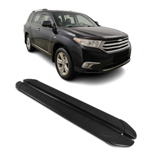 2008-2013 Toyota Highlander Running Boards Side Steps Black