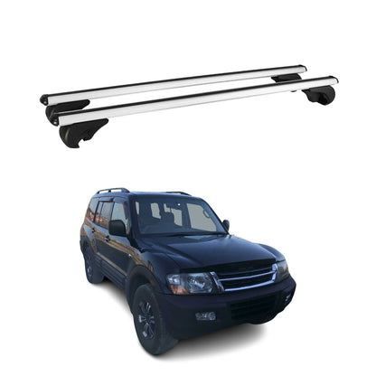1999-2006 Mitsubishi Montero Roof Rack Cross Bars Silver