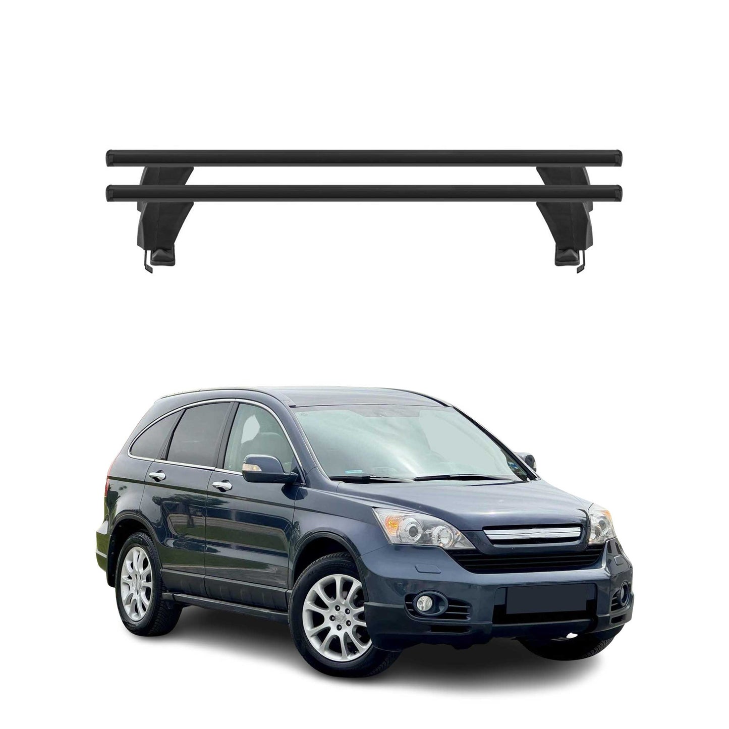 2007-2011 Honda CR-V Roof Rack Cross Bars Black