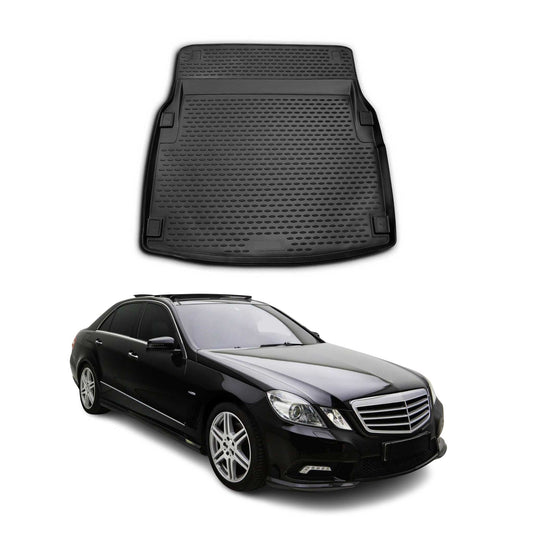 2010-2016 Mercedes E Class W212 Sedan Elegance Cargo Liner Trunk Mat All Weather Black