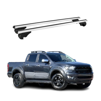 2019-2023 Ford Ranger Roof Rack Cross Bars Silver