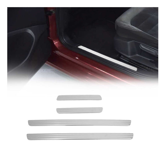 2015-2021 VW Golf Mk7 Door Sill Scuff Plate Scratch Protector Stainless Steel 4 Pcs