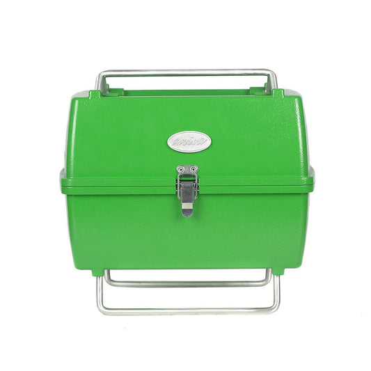 Charcoal Grill Portable Grill Garden Outdoor Green Picnic Grill 13 Pcs BBQ