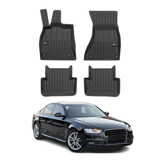2008-2016 Audi A4 Sedan Wagon Allroad Premium Floor Mats Liners Full Set All Weather Heavy Duty