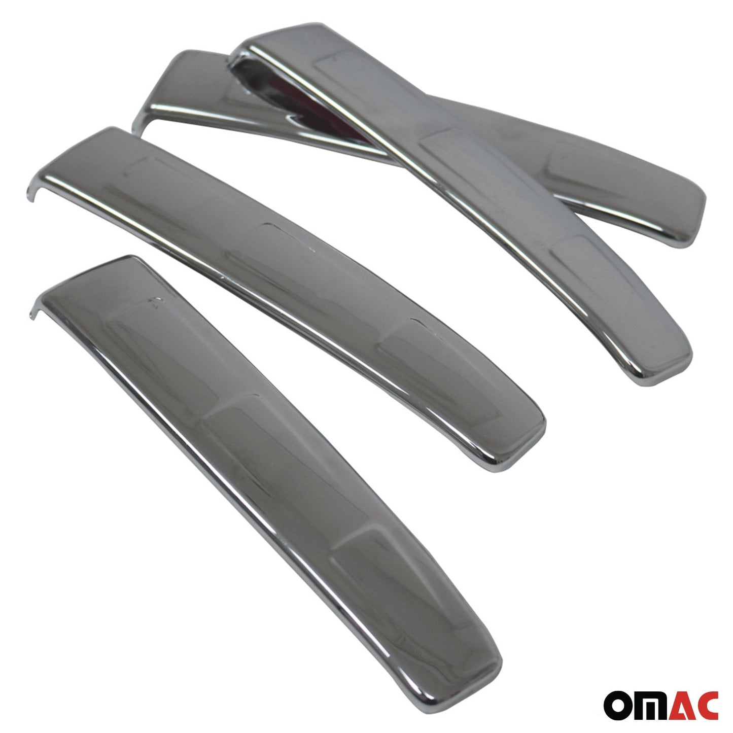 OMAC Car Door Handle Cover Protector for RAM ProMaster 2014-2024 ABS Chrome Silver 4x U005877