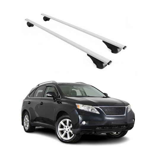 2013-2015 Lexus RX350 Roof Rack Cross Bars Silver