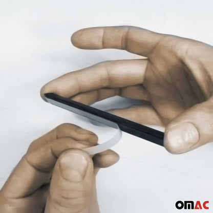 OMAC Roof Rack Wind Noise Reducer Air Deflector Kit Whistle Noise Blocker