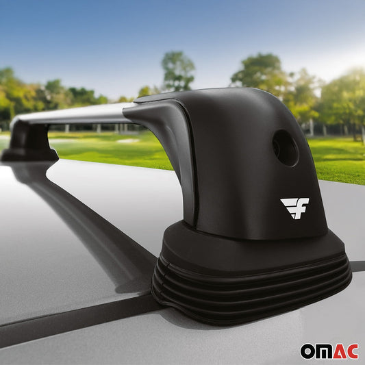 2010-2014 Mercedes C Class W204 OE Style Roof Racks Cross Bars Silver