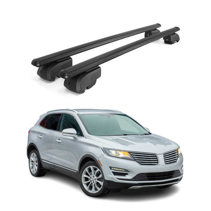 2015-2019 Lincoln MKC Roof Rack Cross Bars Black