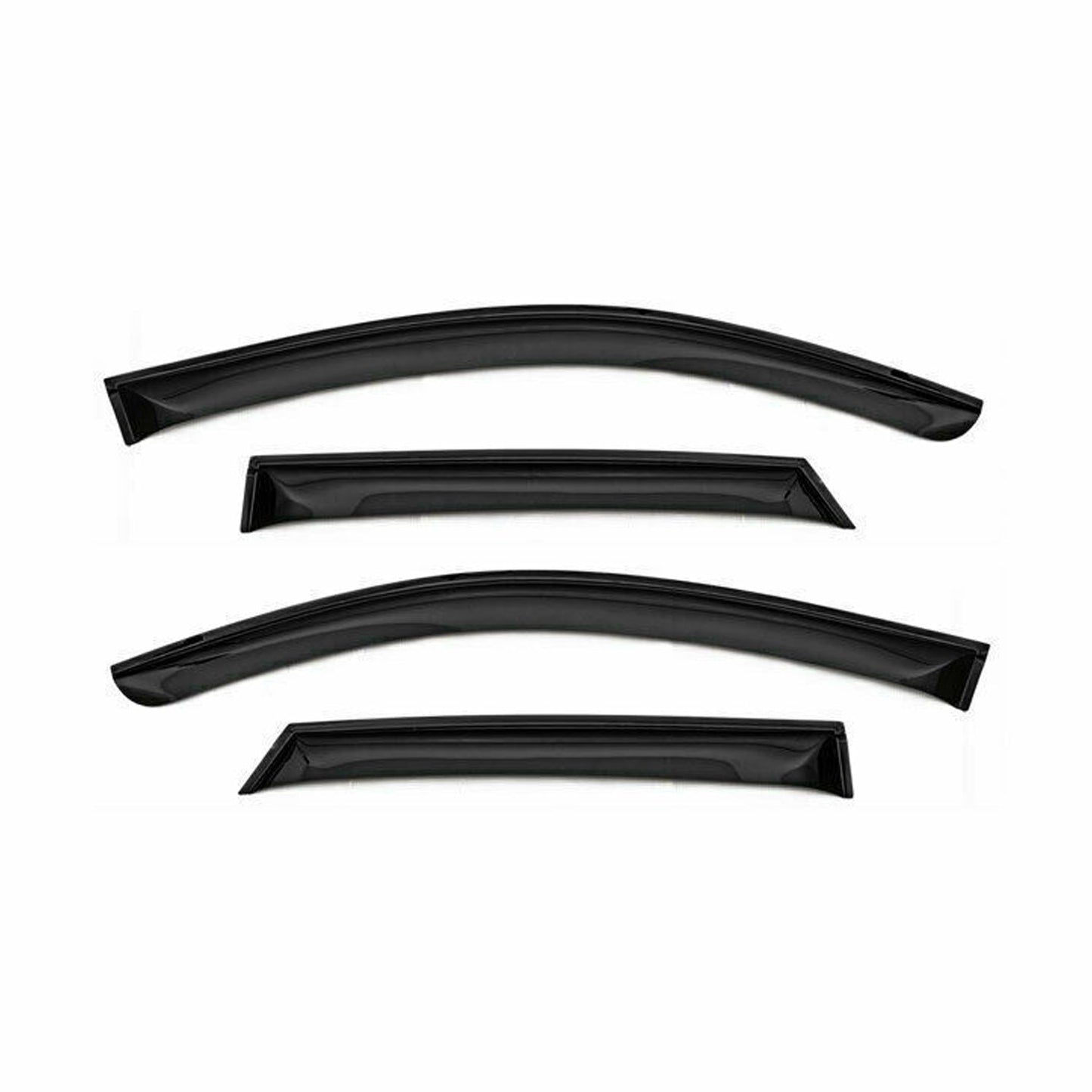 2014-2018 Kia Forte Window Visor Vent Rain Deflector 4Pcs Smoke