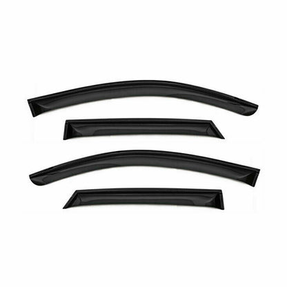 2014-2018 Kia Forte Window Visor Vent Rain Deflector 4Pcs Smoke