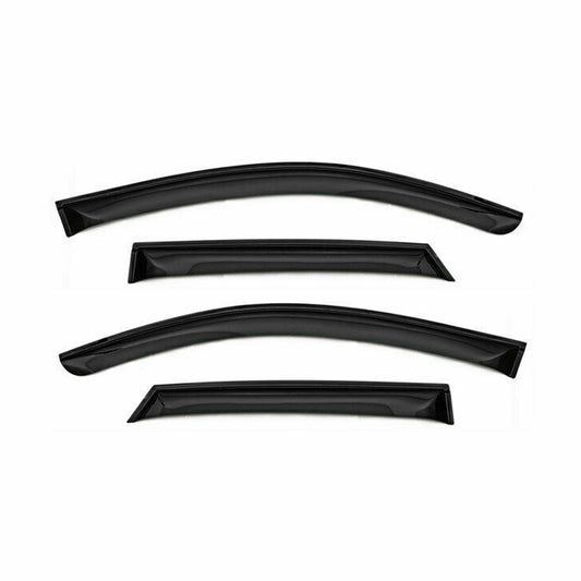2014-2018 Kia Forte Window Visor Vent Rain Deflector 4Pcs Smoke