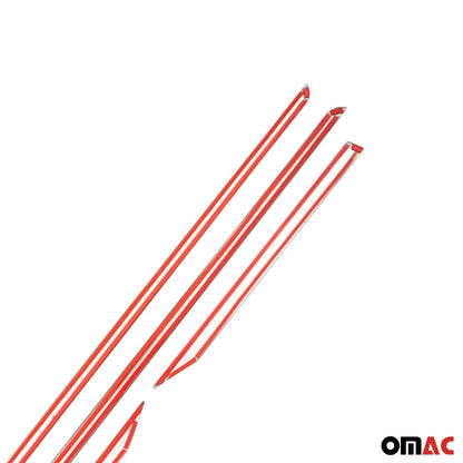 OMAC Side Door Molding Trim Skirt Garnish for Lexus CT 200h 2011-2017 Steel 4x 3557965