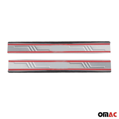 OMAC Door Sill Scuff Plate Scratch Protector for RAM ProMaster 2014-2024 Steel 2x 2523092N