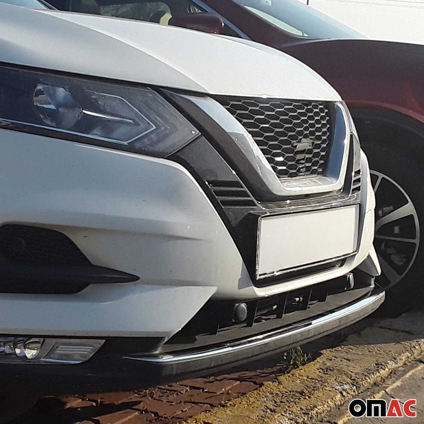 2020-2022 Nissan Rogue Sport Front Bumper Trim Molding Stainless Steel Silver 1 Pc