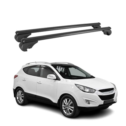 2010-2015 Hyundai Tucson Roof Rack Cross Bars Black
