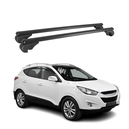 2010-2015 Hyundai Tucson Roof Rack Cross Bars Black
