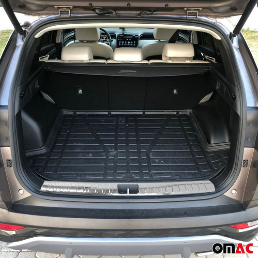 2016-2021 Hyundai Tucson Trunk Sill Cover Bumper Guard Protector Stainless Steel Silver