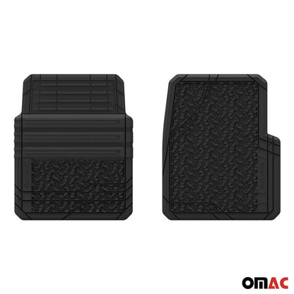 OMAC BF Goodrich Floor Mats for Ford Trucks & SUV All Weather Black Rubber 2 Pieces 96BF448