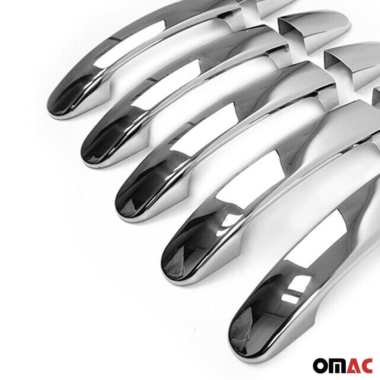 OMAC Car Door Handle Cover Protector for Ford Transit Connect 2014-2019 Steel 10 Pcs '2627042