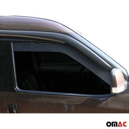 OMAC Car Ventilation Window Air Vent for RAM ProMaster City 2015-2022 Black 2524HM001