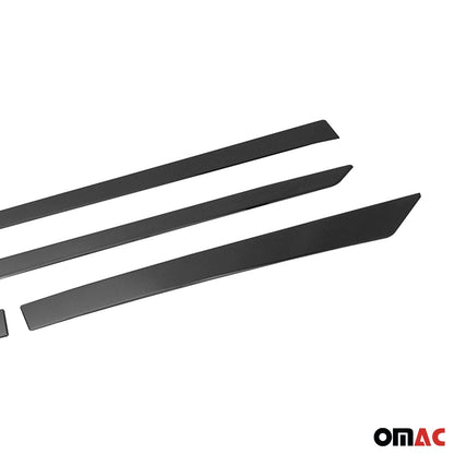 OMAC Dark Chrome Side Door Streamer Trim S.Steel 4 Pcs For Nissan Rogue Sport 2017-22 5023131B