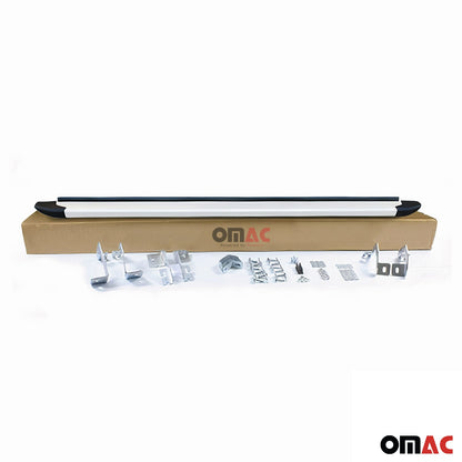 OMAC Running Boards Side Step Nerf Bars for Jeep Grand Cherokee 2011-2021 Alu Gray 2x '1704939