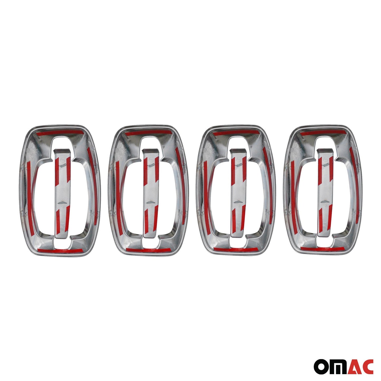OMAC Mirror Cover Caps & Door Handle Chrome Set for RAM ProMaster 2014-2024 10x G003324