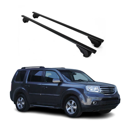 2009-2015 Honda Pilot Roof Rack Cross Bars Black