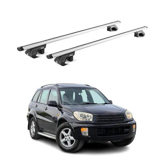 2006-2018 Toyota RAV4 Roof Rack Cross Bars Silver