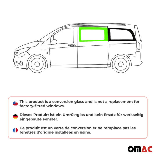 2016-2024 Mercedes Metris Window Glass Fit Kit Front Left Side L2 L3