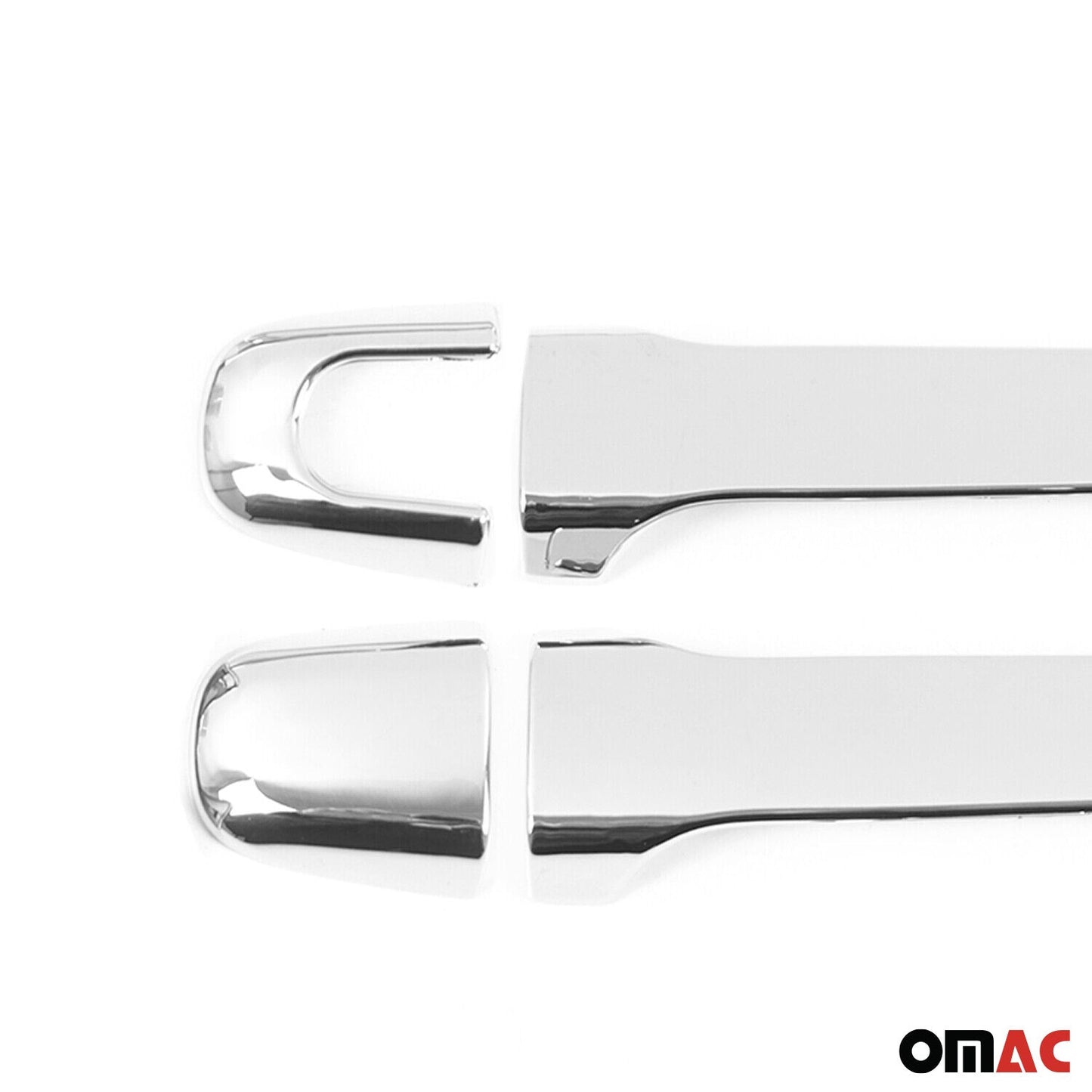 OMAC Car Door Handle Cover Protector for Toyota C-HR 2018-2022 Steel Chrome 6 Pcs 7028041