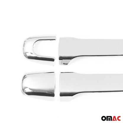 OMAC Car Door Handle Cover Protector for Toyota C-HR 2018-2022 Steel Chrome 6 Pcs 7028041