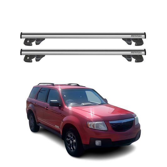2008-2011 Mazda Tribute Roof Rack Cross Bars Silver
