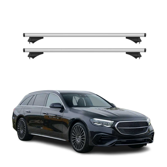 2017-2023 Mercedes E Class S213 Wagon Roof Rack Cross Bars Silver